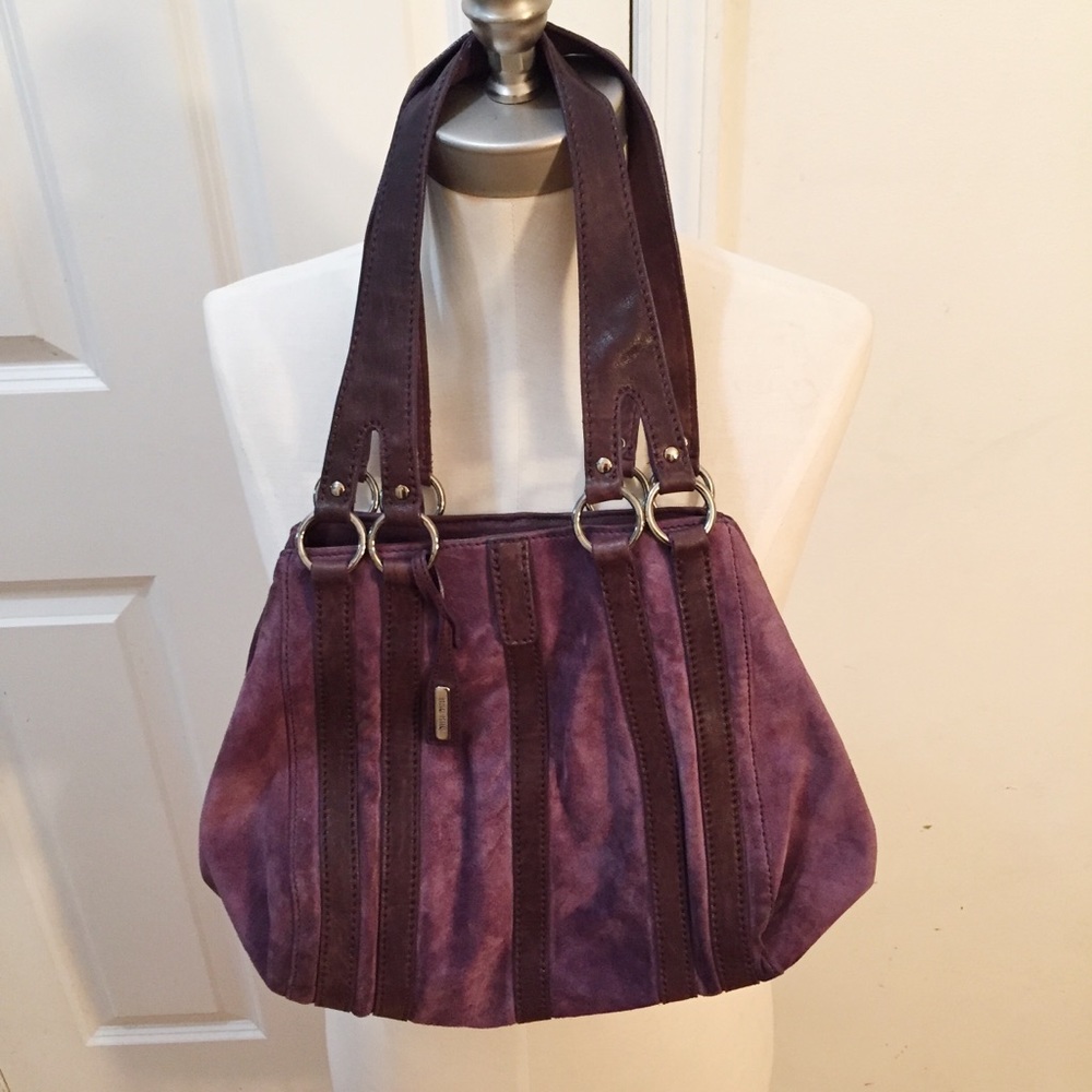 Miu Miu Purple Leather Handbag